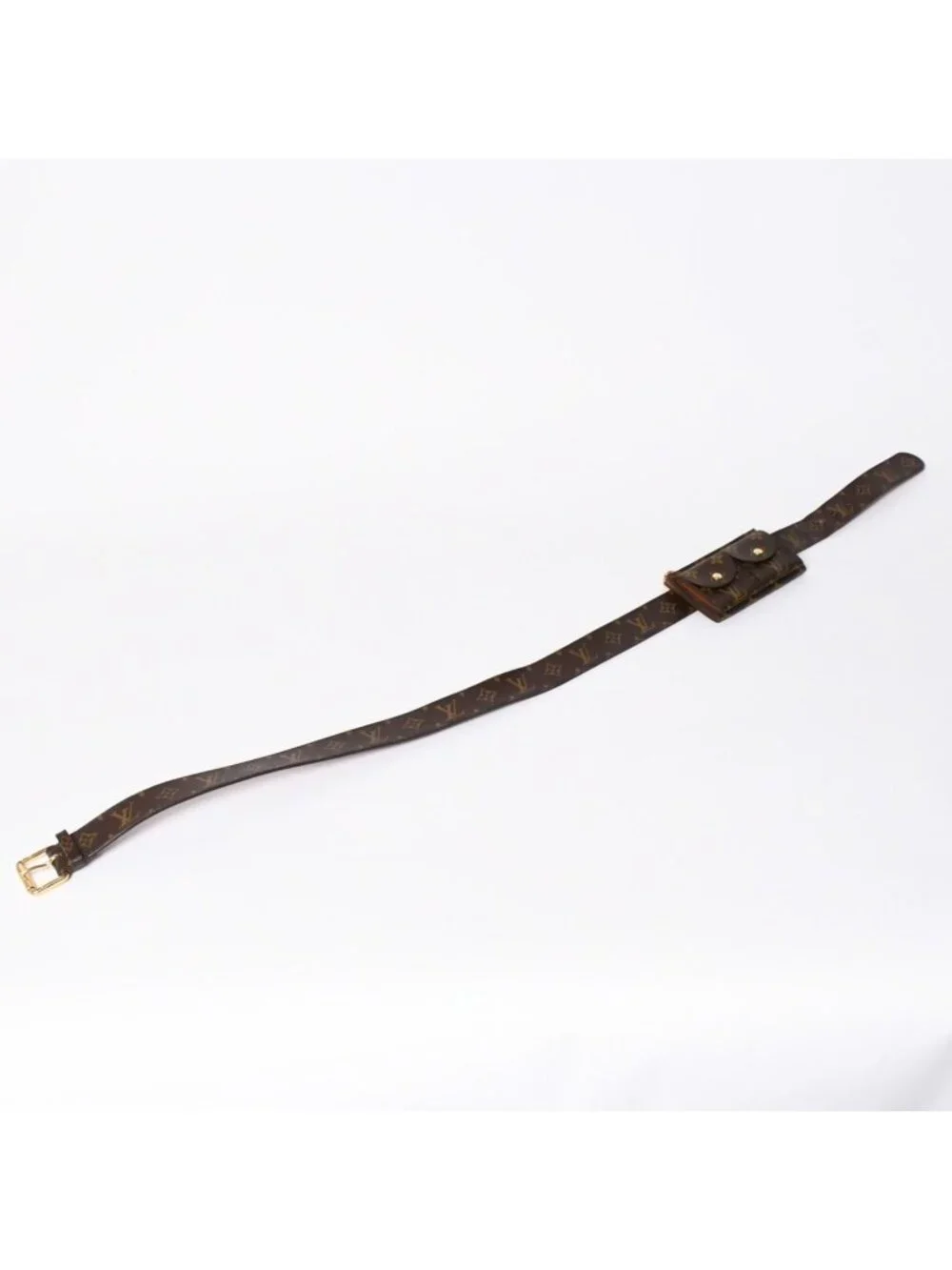 Louis Vuitton Ceinture Pochette Duo Waist Pouch Belt 95/38 Monogram